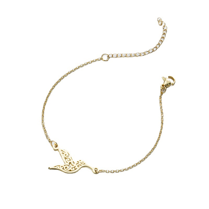 European and American cross-border cute animals birds butterflies moon cats couple bracelets non-fading bracelet design niche wholesale