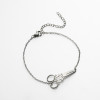 European and American retro new versatile accessories personalized opening scissor shape bracelet fashion ladies bracelet wholesale in stock