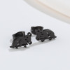 Foreign trade cross-border new jewelry fashion simple cute small animal earrings ins cat rabbit piercing earrings