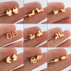 Summer new cute little animal dachshund dog earrings for women ins style personalized simple earrings cross-border spot wholesale