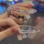 Douyin Bracelet Kuromi Sanrio Cinnamon Dog Japanese Cute Cartoon Matching Bracelet to Give Your Girlfriend 520 Gift