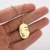 French new pattern pendant necklace, small fresh ins style clavicle chain design, fashionable and personalized necklace