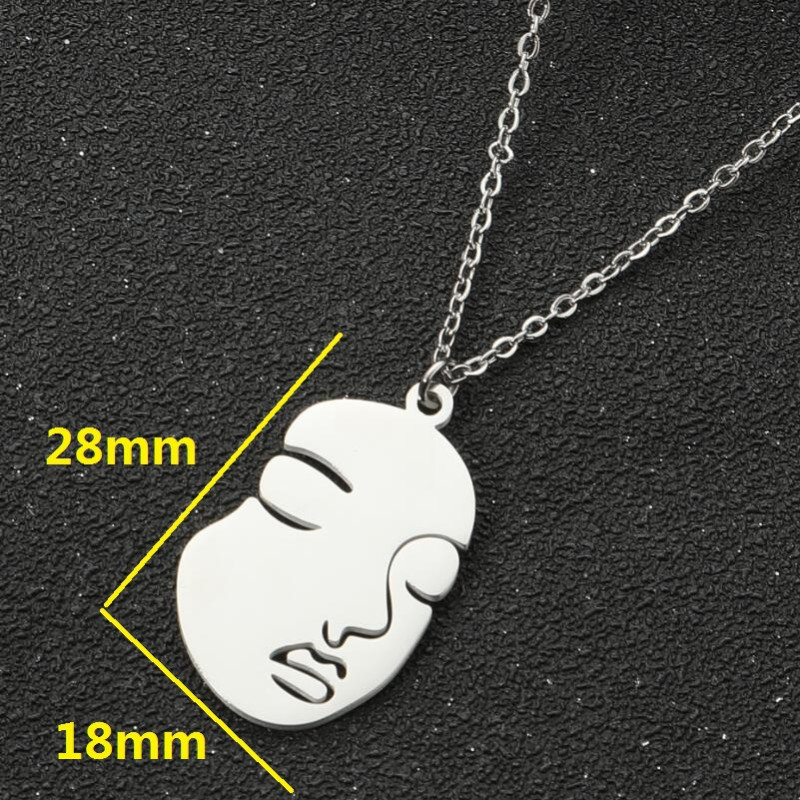 French new pattern pendant necklace, small fresh ins style clavicle chain design, fashionable and personalized necklace