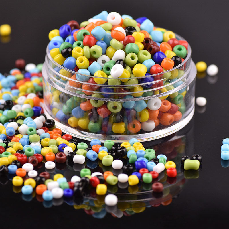 2-4mm solid color rice beads glass beads rice beads handmade diy jewelry earrings bracelet necklace accessories production materials