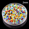2-4mm solid color rice beads glass beads rice beads handmade diy jewelry earrings bracelet necklace accessories production materials