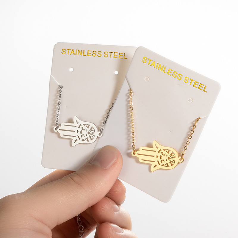 Japanese and Korean version of aircraft diamond blade pendant fashion geometric simple love-shaped couple bracelet design sense niche