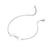 Real gold electroplating geometric love heartbeat bracelet Korean simple niche design animal bracelet personality cool style best friend