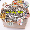 Handmade diy all-match duckbill clip headwear hair accessories hair clip accessories material black bangs clip one-word clip square clip