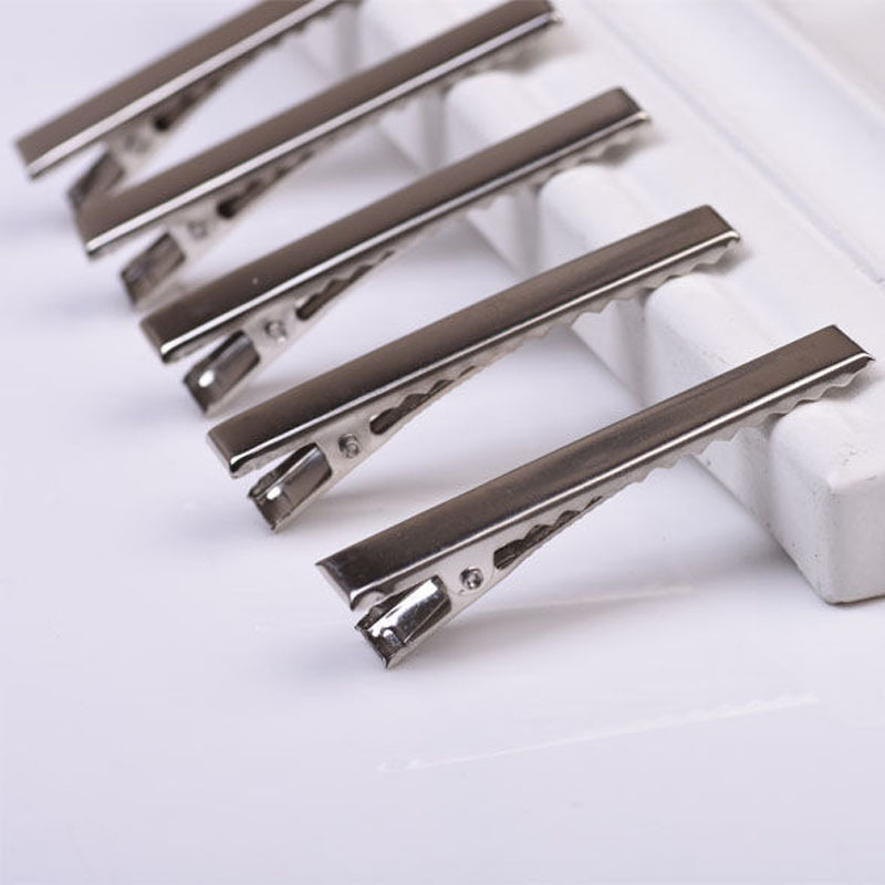 Handmade diy all-match duckbill clip headwear hair accessories hair clip accessories material black bangs clip one-word clip square clip
