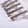 Silver duckbill clip  + Rs.10.00 
