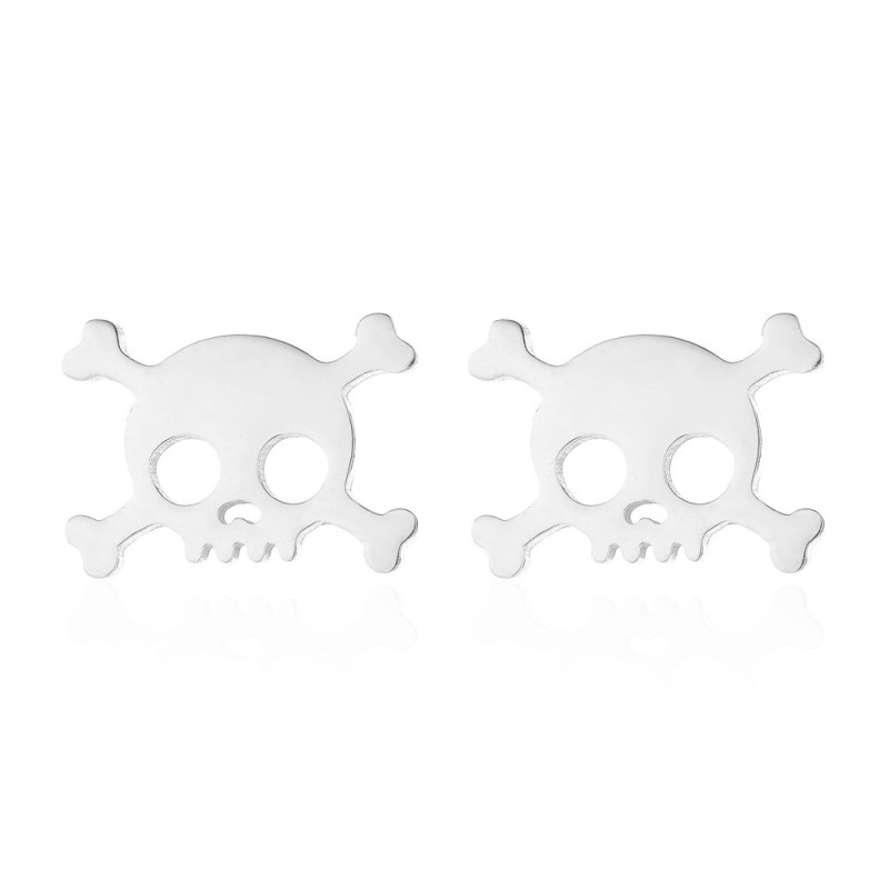 European and American cross-border earrings simple fashion Halloween pumpkin ghost skull spider web earrings wholesale