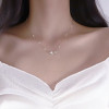 Gentle~ Tulip necklace for women ins niche design light luxury high-end small fresh design best friend clavicle chain for women
