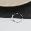 So cute ~ ring set light luxury niche exquisite love-shaped index finger ring Korean ins female personality new style