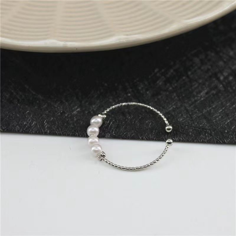 So cute ~ ring set light luxury niche exquisite love-shaped index finger ring Korean ins female personality new style