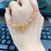 Internet celebrity hot new bead bracelet for women sunstone crystal beads hand-woven bead pendant beaded bracelet