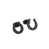 Fashionable stainless steel horseshoe earrings geometric simple U-shaped retro ear jewelry wholesale cross-border new foreign trade jewelry