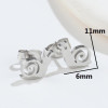 Creative new cute snail earrings ins fashion personality forest style fresh lady temperament cute little animal