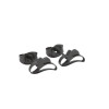 European and American Christmas New Stainless Steel Hollow Simple Bow Hat Earrings New Year Gifts in Stock Wholesale