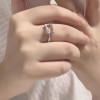 New personality, really cute and sweet Japanese and Korean kt cat ring girl cartoon soft girl ring bestie simple gift to girlfriend