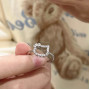 New personality, really cute and sweet Japanese and Korean kt cat ring girl cartoon soft girl ring bestie simple gift to girlfriend