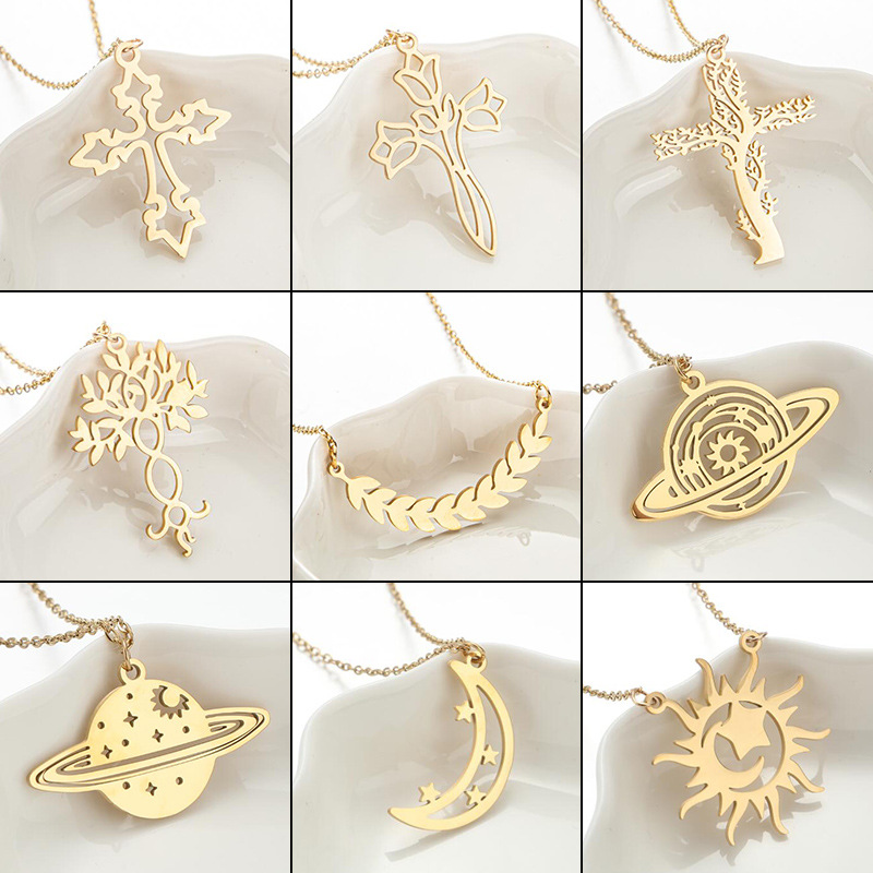 Sweater chain wholesale women's long versatile simple autumn and winter personalized pendant Korean fashion decorative chain necklace accessories