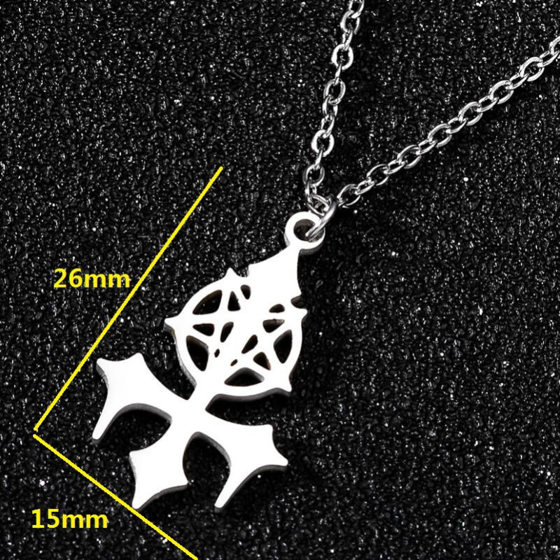 Amazon's best-selling stainless steel pendant men's necklace fashionable figure cross surf clavicle chain jewelry