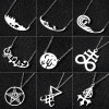 Amazon's best-selling stainless steel pendant men's necklace fashionable figure cross surf clavicle chain jewelry