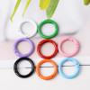 23MM color painted spring ring key chain mobile phone chain jewelry accessories open spring buckle book ring connection clamp ring