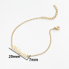 Cross-border new fashion ins style summer beach wave wave pendant bracelet girls niche pattern bracelet
