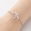 Cross-border e-commerce supply creative new stainless steel origami small animal butterfly rabbit cat bracelet bracelet