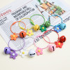 Creative Korean version ins glue small flower keychain cute macaron color girls bag accessories internet celebrity pendant