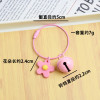 Creative Korean version ins glue small flower keychain cute macaron color girls bag accessories internet celebrity pendant