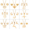 Women's new personalized stainless steel animal series necklaces and earrings jewelry fashion simple jewelry sets wholesale