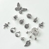 DIY jewelry accessories antique Tibetan silver pendant new Chinese style bracelet necklace hand rope accessories small lion pendant wholesale