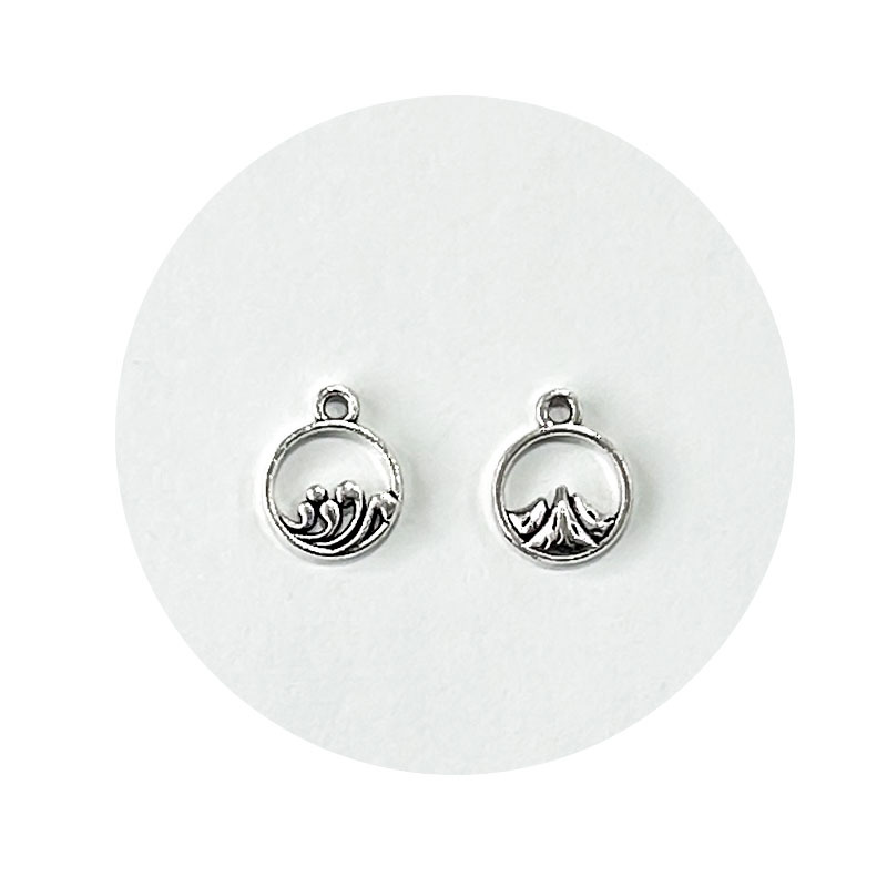 DIY jewelry accessories antique Tibetan silver pendant new Chinese style bracelet necklace hand rope accessories small lion pendant wholesale