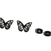 Butterfly earrings for women 2025 new stainless steel earrings light luxury niche design personalized butterfly wing earrings