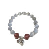 Imitation cat's eye crystal butterfly bracelet for women ins design gray moonlight bracelet temperament student gift original design