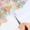 ABS Symphony Imitation Pearl Shell Peony Petals Handmade DIY Earrings Hairpin Flower Jewelry Manufacturer Wholesale