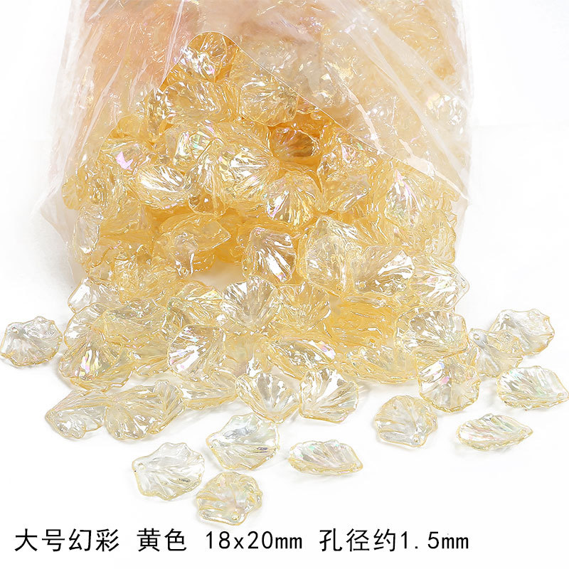 ABS Symphony Imitation Pearl Shell Peony Petals Handmade DIY Earrings Hairpin Flower Jewelry Manufacturer Wholesale