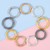 AliExpress Alloy Open Spring Ring Round Buckle Open Ring Keychain Bag Small Pendant DIY Creative Round Buckle