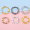 AliExpress Alloy Open Spring Ring Round Buckle Open Ring Keychain Bag Small Pendant DIY Creative Round Buckle