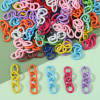 AliExpress colorful iron spray paint 4-section chain extension chain tail chain bag small pendant ring accessories handmade DIY materials