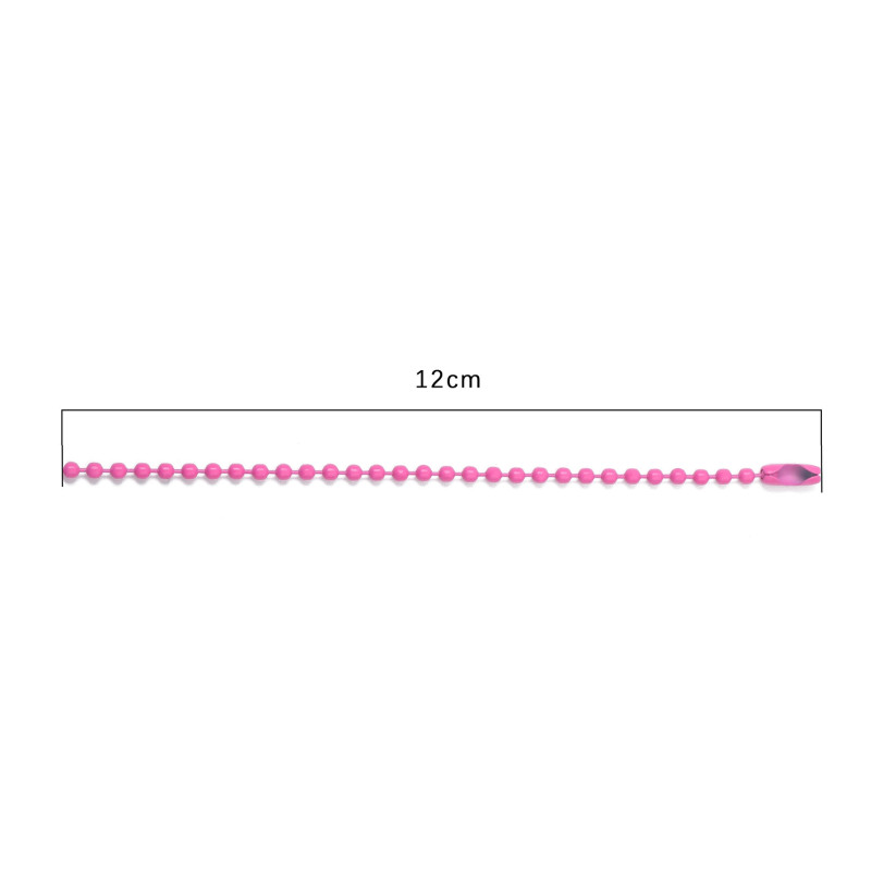 10 Colorful Metal Paint Chains Wave Bead Chains Handmade DIY Jewelry Accessories Key Chain Pendant Buckle AliExpress