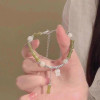 National style new Chinese style bamboo bone beading women's retro niche design bamboo leaf bracelet for bestie