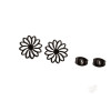 2025 New Fashion Sweet Earrings Stainless Steel Cute Hollow Forest Daisy Flower Earrings Ready Stock Wholesale