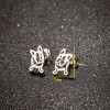 Fashion Retro Pug Earrings Personalized Stainless Steel Bulldog Animal Earrings Stud Earrings AliExpress Wish