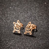 Fashion Retro Pug Earrings Personalized Stainless Steel Bulldog Animal Earrings Stud Earrings AliExpress Wish