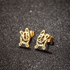 Fashion Retro Pug Earrings Personalized Stainless Steel Bulldog Animal Earrings Stud Earrings AliExpress Wish