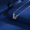 Hollow diamond butterfly necklace, Chinese Valentine's Day gift for girlfriend and bestie, practical and thoughtful birthday gift