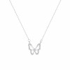 Hollow diamond butterfly necklace, Chinese Valentine's Day gift for girlfriend and bestie, practical and thoughtful birthday gift